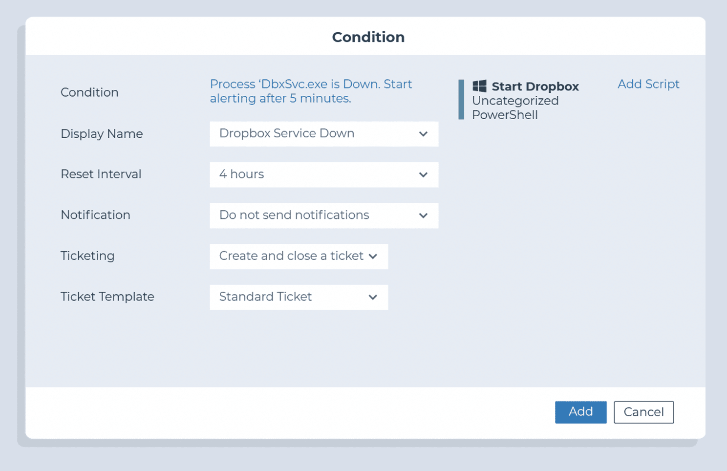 Application monitoring checklist