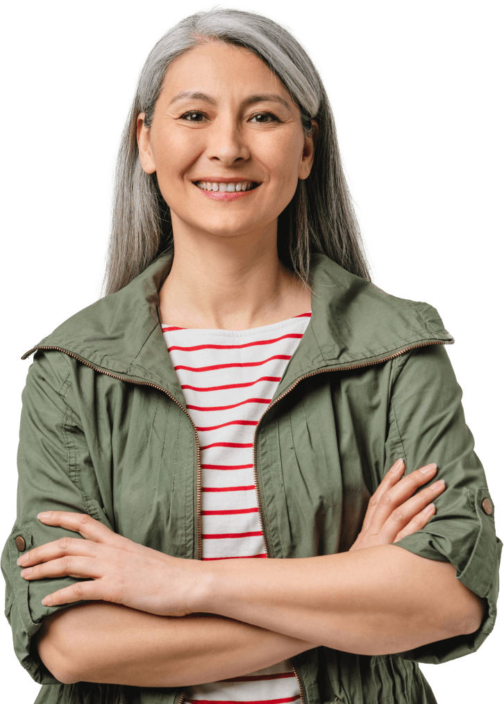 Woman with her arms folded from an Enterprise MSP