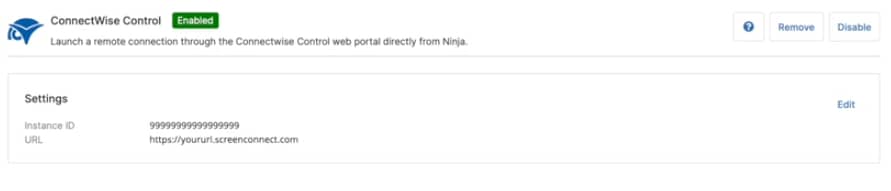 ConnectWise integration has been enabled for the page "How to Connect ConnectWise ScreenConnect with NinjaOne"