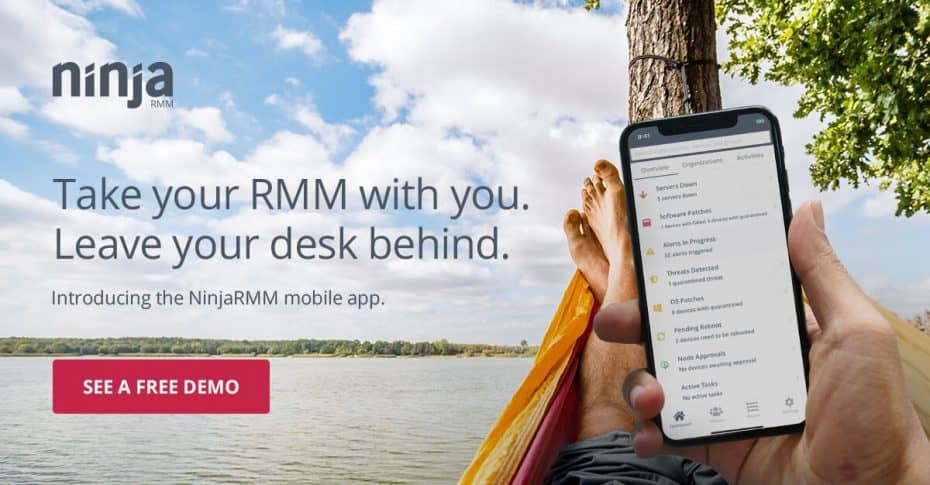 NinjaOne mobile - Take your RMM with you - Leave your desk behind