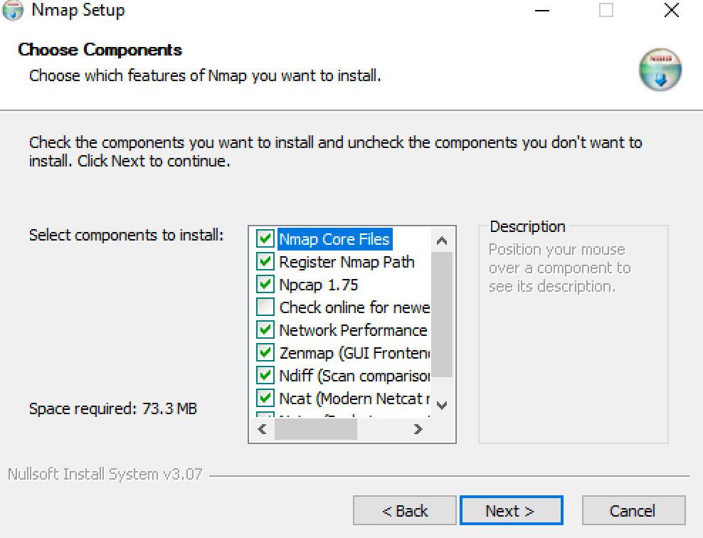 Configurare Nmap