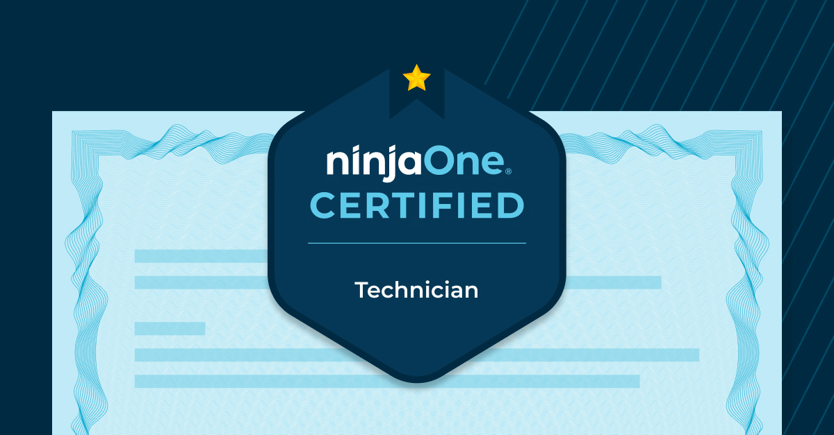 NinjaOne Certified Technician