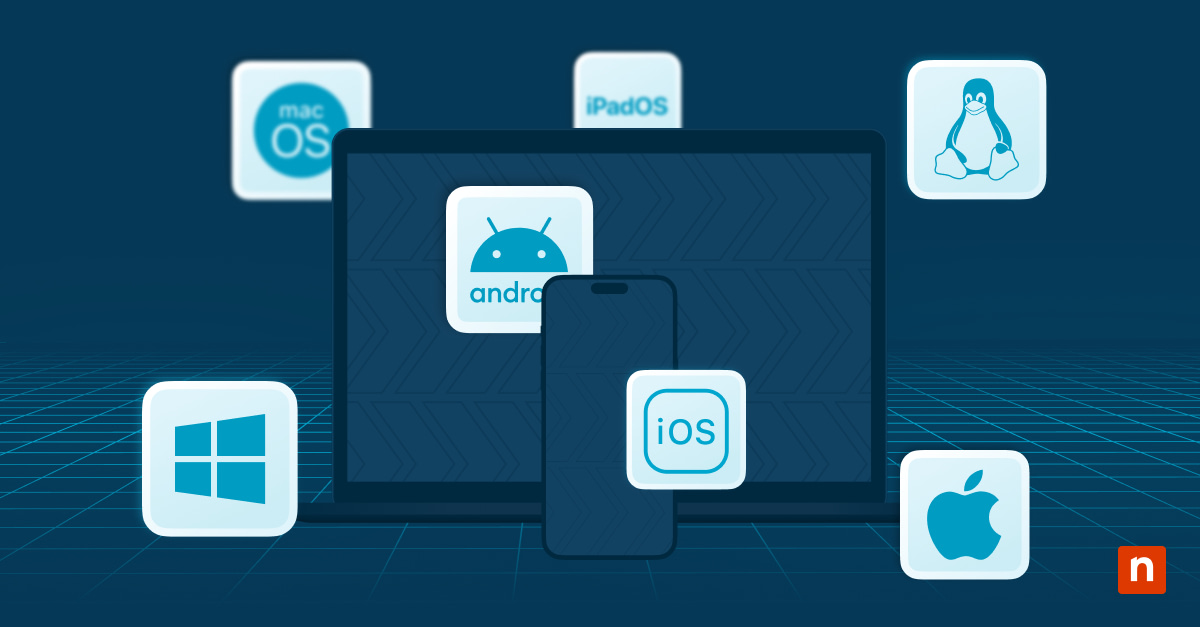 NinjaOne MDM unterstützt Android, iOS und iPadOS Geräte