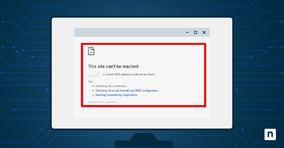 What the “DNS Server Not Responding” Error Is and How to Fix It blog banner image