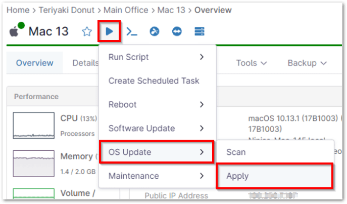 Running a macOS Patch Cycle on Demand