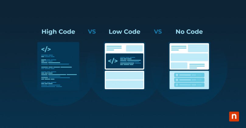 High Code vs. Low Code vs. No Code: Navigating the Best Coding Solutions for Your Needs blog banner image