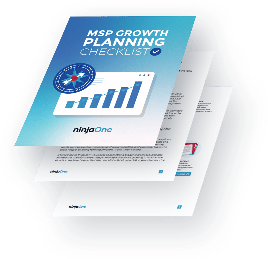 MSP Growth Planning checklist