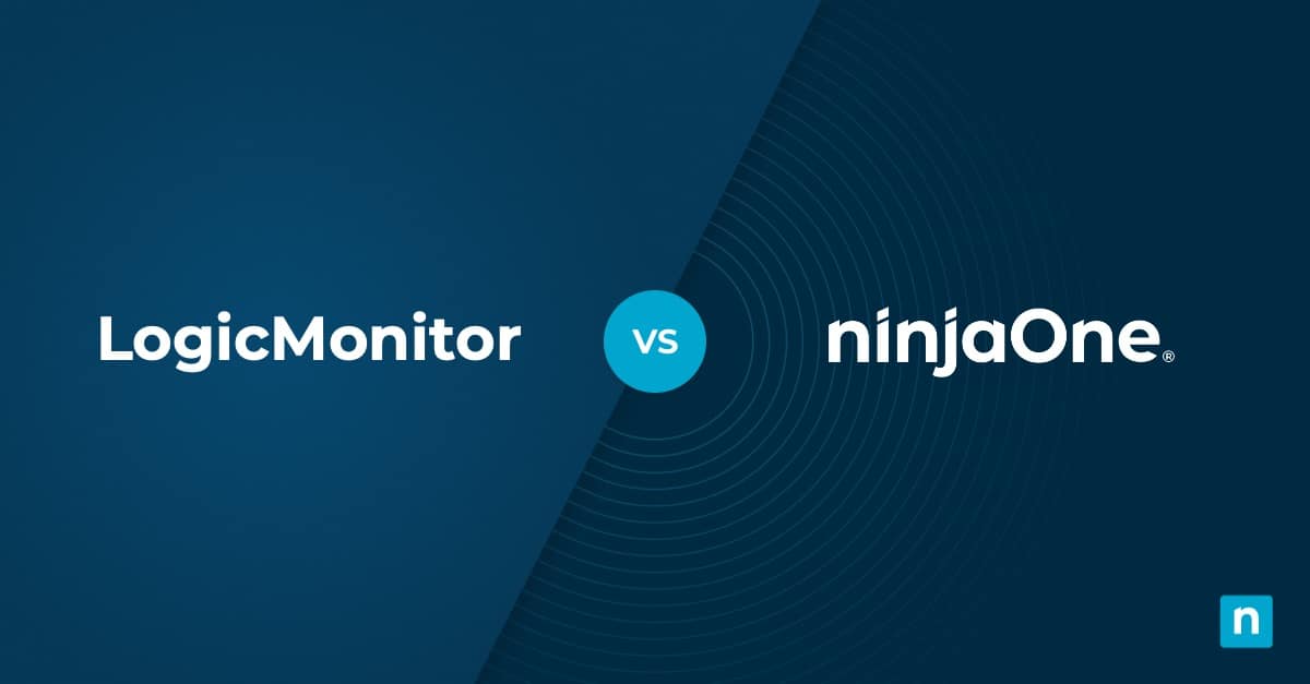 NinjaOne vs LogicMonitor Alternative LogicMonitor Review NinjaOne