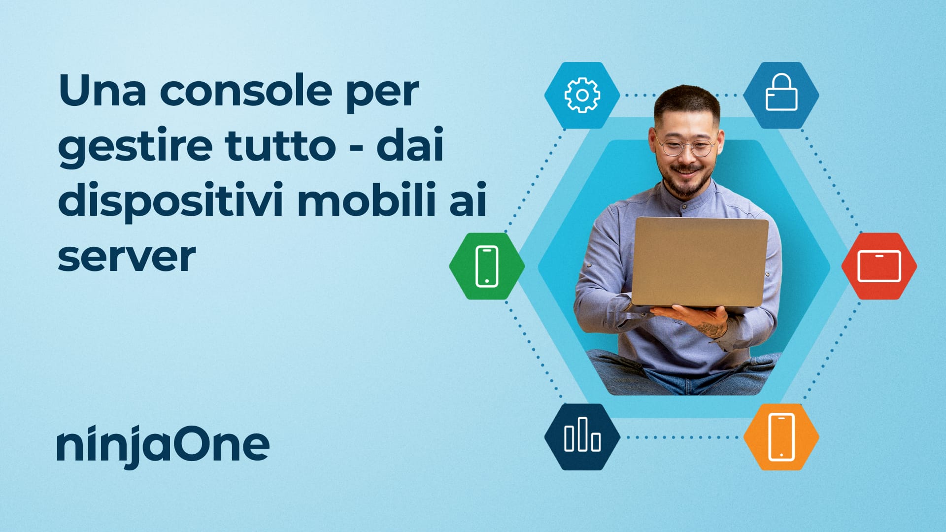 Una sola console per gestire tutto, dai dispositivi mobili ai server