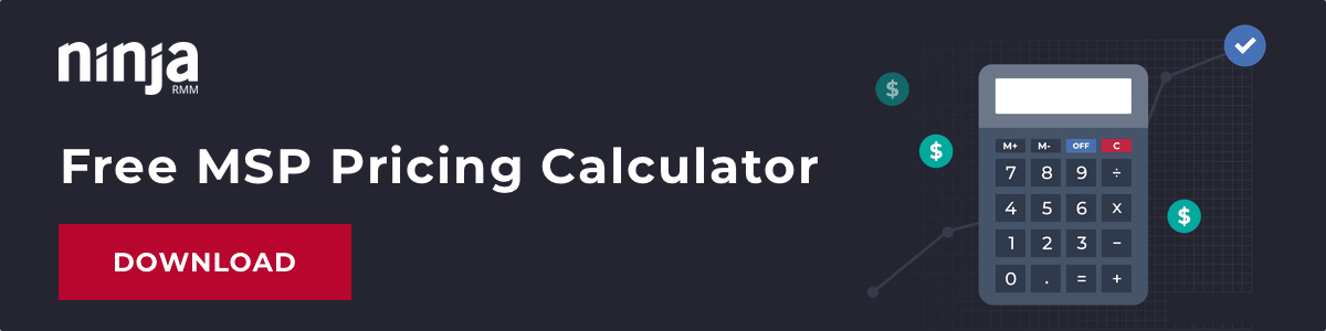 MSP pricing calculator download