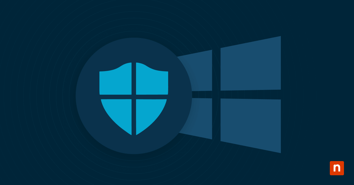An image of the Windows Defender Version logo