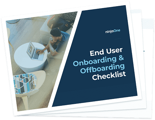 MSP onboarding and offboarding checklist PDF thumbnail