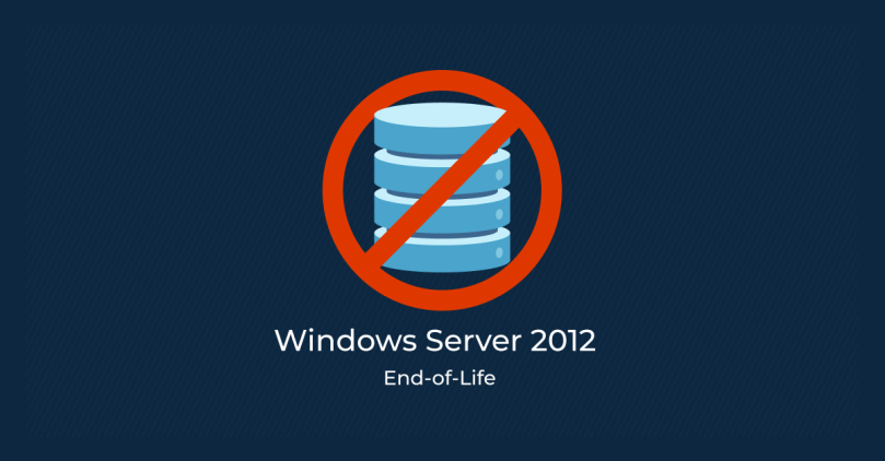 End-of-life Windows Server 2012 blog banner