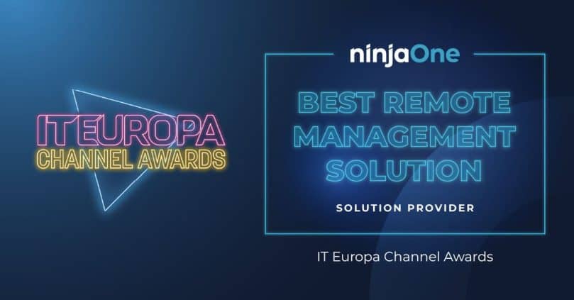 IT Europa Channel Awards 2022: NinjaOne Rated Best Remote Management Solution