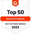 Top 50 Security Products 2023 Badge
