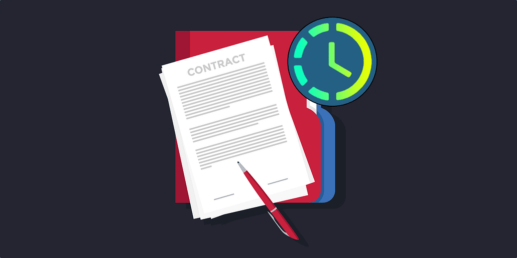 IT support contract template illustration