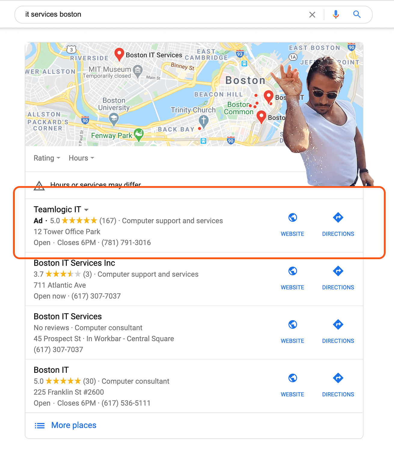 anuncio en google my business
