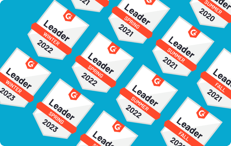 G2 Leader badges
