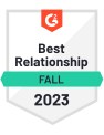 G2 Fall 2023 - Beste relatie